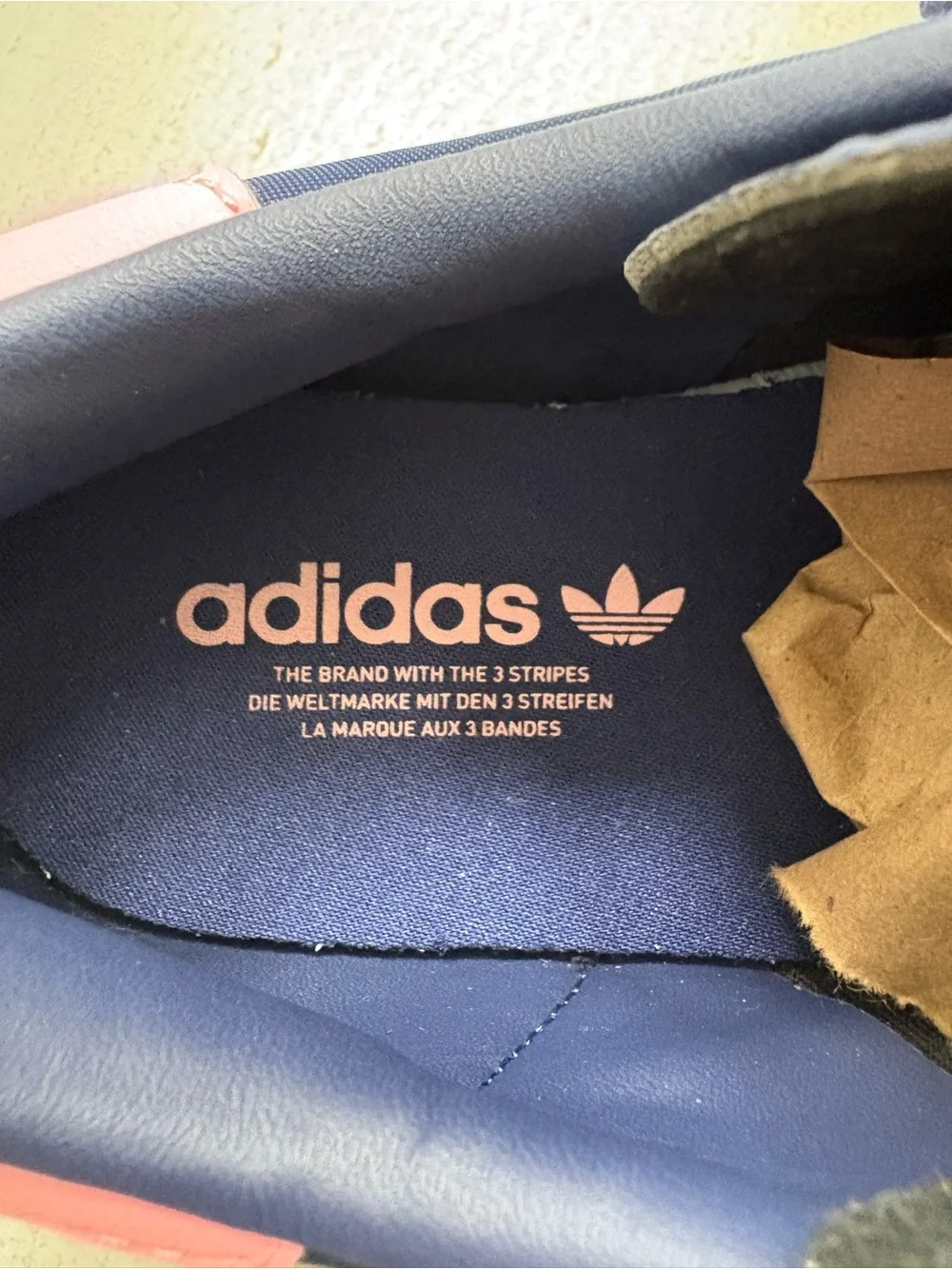 adidas Gazelle Navy with Pink Platform Sneakers